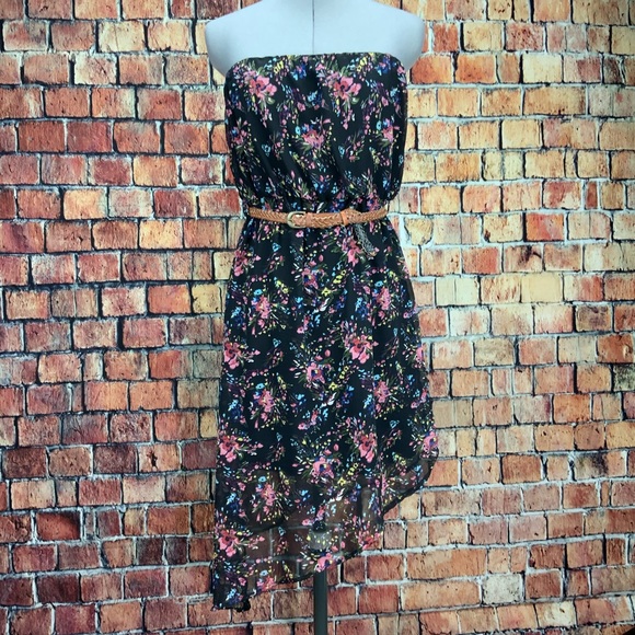 Angie Strapless Floral Summer Dress NWT Size Medium - Picture 1 of 7
